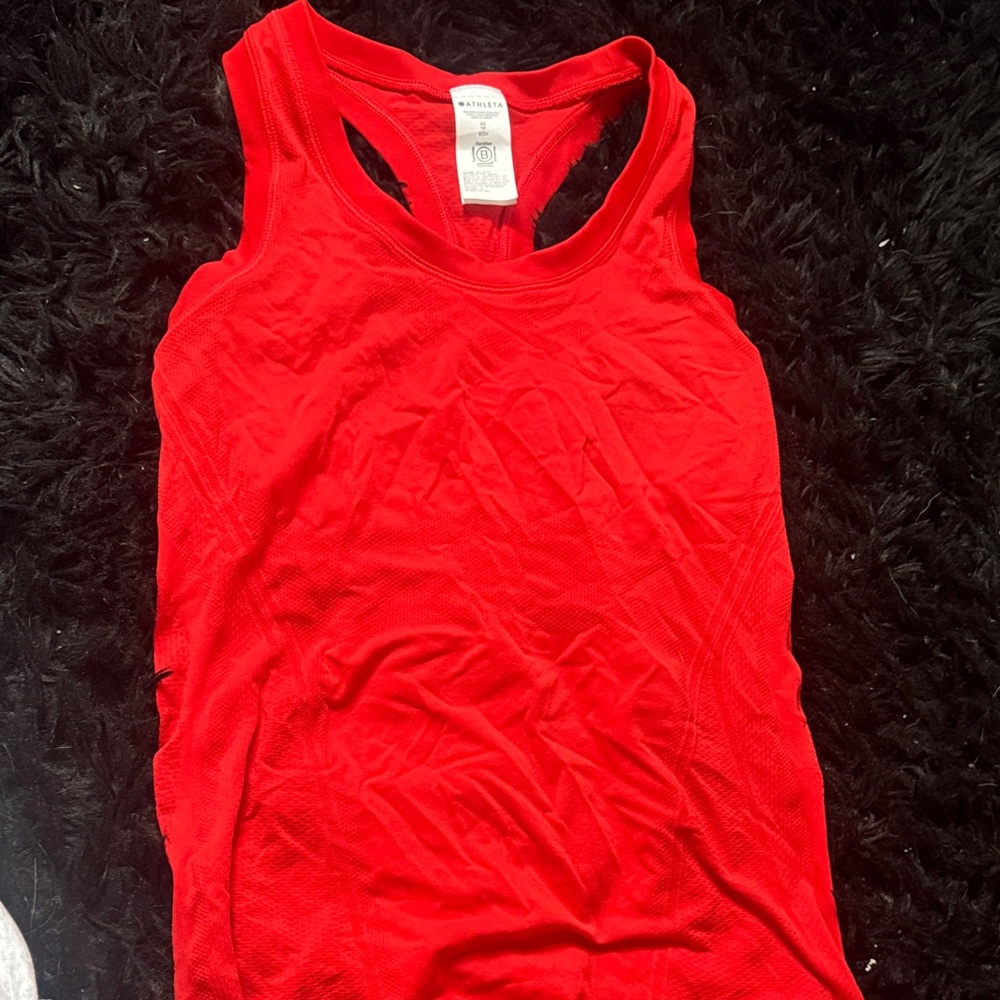 Athleta Vibrant Red Tank Top